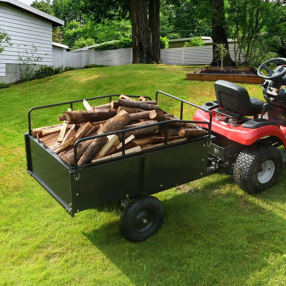 750 Lbs. 15 Cu. Ft. Heavy Duty ATV Trailer Steel Dump Cart Garden Cart Garden Utility Trailer Blade Span 11 750 Lbs. 15 Cu. Ft. Heavy Duty ATV Trailer Steel Dump Cart Garden Cart Garden Utility Trailer Blade Span - Image 9
