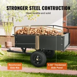 750 Lbs. 15 Cu. Ft. Heavy Duty ATV Trailer Steel Dump Cart Garden Cart Garden Utility Trailer Blade Span 14 750 Lbs. 15 Cu. Ft. Heavy Duty ATV Trailer Steel Dump Cart Garden Cart Garden Utility Trailer Blade Span -Patio Furniture Shop vevor garden carts hytctpk12cuftvb4cv0 4f 1000
