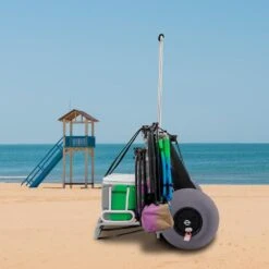 Beach Carts 29.5 In. To 49.2 In. Height Folding Sand Cart 165 Lbs. Loading With 13 In. TPU Balloon Wheel For Picnic Fish 17 Beach Carts 29.5 In. To 49.2 In. Height Folding Sand Cart 165 Lbs. Loading With 13 In. TPU Balloon Wheel For Picnic Fish -Patio Furniture Shop vevor garden carts phtstcycbdz12ujutv0 31 1000