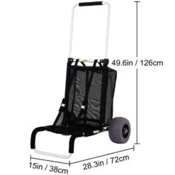 3.68 Cu. Ft. Folding Sand Cart 165 Lbs. Metal Garden Cart 31.1 In. To 49.6 In. Height With 10 In. Wheel For Picnic Beach -Patio Furniture Shop vevor garden carts phtstcycpttp9p5bjv0 76 1000