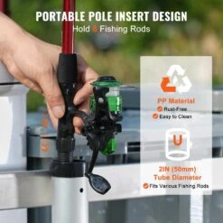 5.75 Cu.ft. Beach Fishing Cart 500 Lbs. Capacity Heavy-Duty Steel Pier Wagon Trolley Garden Cart With 4 X 13 In. PU Tire -Patio Furniture Shop vevor garden carts slkyjcbkzd00x0t74v0 fa 1000