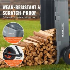 4 Cu. Ft. Dump Cart Poly With Easy To Assemble Steel Frame Dump Wagon With 2-in-1 Convertible Handle Garden Cart 12 4 Cu. Ft. Dump Cart Poly With Easy To Assemble Steel Frame Dump Wagon With 2-in-1 Convertible Handle Garden Cart -Patio Furniture Shop vevor garden carts slzxtc600b005gqjav0 4f 1000