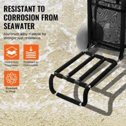 Beach Dolly With Big Wheels For Sand 11 Cu. Ft. Steel Garden Carts 29.9 In. X 15.4 In. Cargo Deck 165 Lbs. Load Capacity -Patio Furniture Shop vevor garden carts sttcxlhj12inosartv0 44 1000