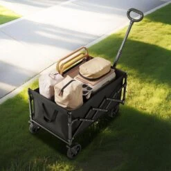 1.96 Cu Ft., Steel, Collapsible Wagon Garden Carts, All-Terrain Wheels, Heavy Duty Outdoor Utility Cart, Black 17 1.96 Cu Ft., Steel, Collapsible Wagon Garden Carts, All-Terrain Wheels, Heavy Duty Outdoor Utility Cart, Black -Patio Furniture Shop vevor garden carts zdhybxsstchsc3nlwv0 31 1000