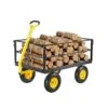 1,400 Lbs. 13.48 Cu. Ft. Steel Garden Cart, Heavy Duty Pullable Garden Wagon Yard Cart 2 In 1 Yard Trailer 2025 Update -Patio Furniture Shop vevor garden carts zxhytchh1400qibnmv0 64 1000