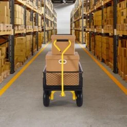 900 Lbs. 3.45 Cu. Ft. Heavy Duty Steel, Garden Cart, Garden Wagon Cart On Wheels, Outdoor Metal Yard Utility Wagon Carts 17 900 Lbs. 3.45 Cu. Ft. Heavy Duty Steel, Garden Cart, Garden Wagon Cart On Wheels, Outdoor Metal Yard Utility Wagon Carts -Patio Furniture Shop vevor garden carts zxhytchh900l1ua7kv0 31 1000