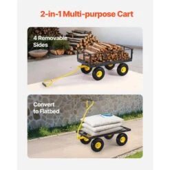 900 Lbs. 3.45 Cu. Ft. Heavy Duty Steel, Garden Cart, Garden Wagon Cart On Wheels, Outdoor Metal Yard Utility Wagon Carts 12 900 Lbs. 3.45 Cu. Ft. Heavy Duty Steel, Garden Cart, Garden Wagon Cart On Wheels, Outdoor Metal Yard Utility Wagon Carts -Patio Furniture Shop vevor garden carts zxhytchh900l1ua7kv0 4f 1000