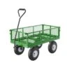 900 Lbs. 4.52 Cu. Ft. Steel, Garden Cart On Wheels, Pullable Garden Wagon Yard Cart, Outdoor Metal Utility Wagon -Patio Furniture Shop vevor garden carts zxhytcls900bg0tn3v0 64 1000