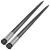 49 In. Hay Spear Spike Quick Attach Garden Forks 4000 Lbs. With Hex Nut And Sleeve For Buckets Tractors (2-Pieces) -Patio Furniture Shop vevor garden forks cm49yc4000dtt2z01v0 64 1000