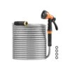 Metal Garden Hose. Fitting Size X 100 Ft. Rust Proof Stainless Steel Water Hose, Heavy Duty Backyard Hose. -Patio Furniture Shop vevor garden hoses jstyrg100ft0fsonov0 64 1000