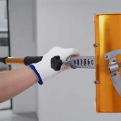 Drywall Flat Box Handle 40- 64 In. Anodized Aluminum Flat Finishing 5-Section Length Adjustable Handle Garden Trowel -Patio Furniture Shop vevor garden trowels gqpshsbyc4064mwtcv0 31 1000