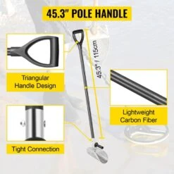 Metal Detector Sand Scoop 45.3 In. Garden Trowel Stainless Steel Metal Detecting Beach Sand Scoop 13 Metal Detector Sand Scoop 45.3 In. Garden Trowel Stainless Steel Metal Detecting Beach Sand Scoop -Patio Furniture Shop vevor garden trowels jbxgsct10 5 1bhwvv0 1f 1000