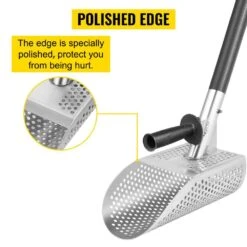 Metal Detector Sand Scoop 45.3 In. Garden Trowel Stainless Steel Metal Detecting Beach Sand Scoop 15 Metal Detector Sand Scoop 45.3 In. Garden Trowel Stainless Steel Metal Detecting Beach Sand Scoop -Patio Furniture Shop vevor garden trowels jbxgsct10 5 1bhwvv0 fa 1000