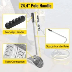 Metal Detector Sand Scoop 24.4 In. Garden Trowel Stainless Steel Metal Detecting Beach Sand Scoop Beach Metal Scoop 13 Metal Detector Sand Scoop 24.4 In. Garden Trowel Stainless Steel Metal Detecting Beach Sand Scoop Beach Metal Scoop -Patio Furniture Shop vevor garden trowels jbxgsctz8 6qh3c9fv0 1f 1000