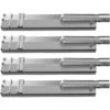 Grill Burners Stainless Steel BBQ Burners Replacement Grill Burner Replacement With 15.9 In. L Flame Grill (4-Pack) -Patio Furniture Shop vevor grill burners bxgrsq3v4safepep4v0 64 1000