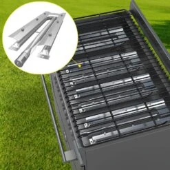 Replacement U Burner Stainless Steel Grill Burners 3 Packs BBQ Burners Replacement With Evenly Burn BBQ Replacement Part -Patio Furniture Shop vevor grill burners bxgrsq49rr1n6l1ubv0 31 1000