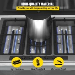 Replacement U Burner Stainless Steel Grill Burners 3 Packs BBQ Burners Replacement With Evenly Burn BBQ Replacement Part -Patio Furniture Shop vevor grill burners bxgrsq49rr1n6l1ubv0 4f 1000