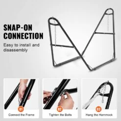 8-13 Ft. Hammock Stand Fits Universal 2-Person Metal Hammock Stand Adjustable Heavy Duty 550 Lbs. -Patio Furniture Shop vevor hammock stands cxdcjcxjs118h5rlyv0 44 1000