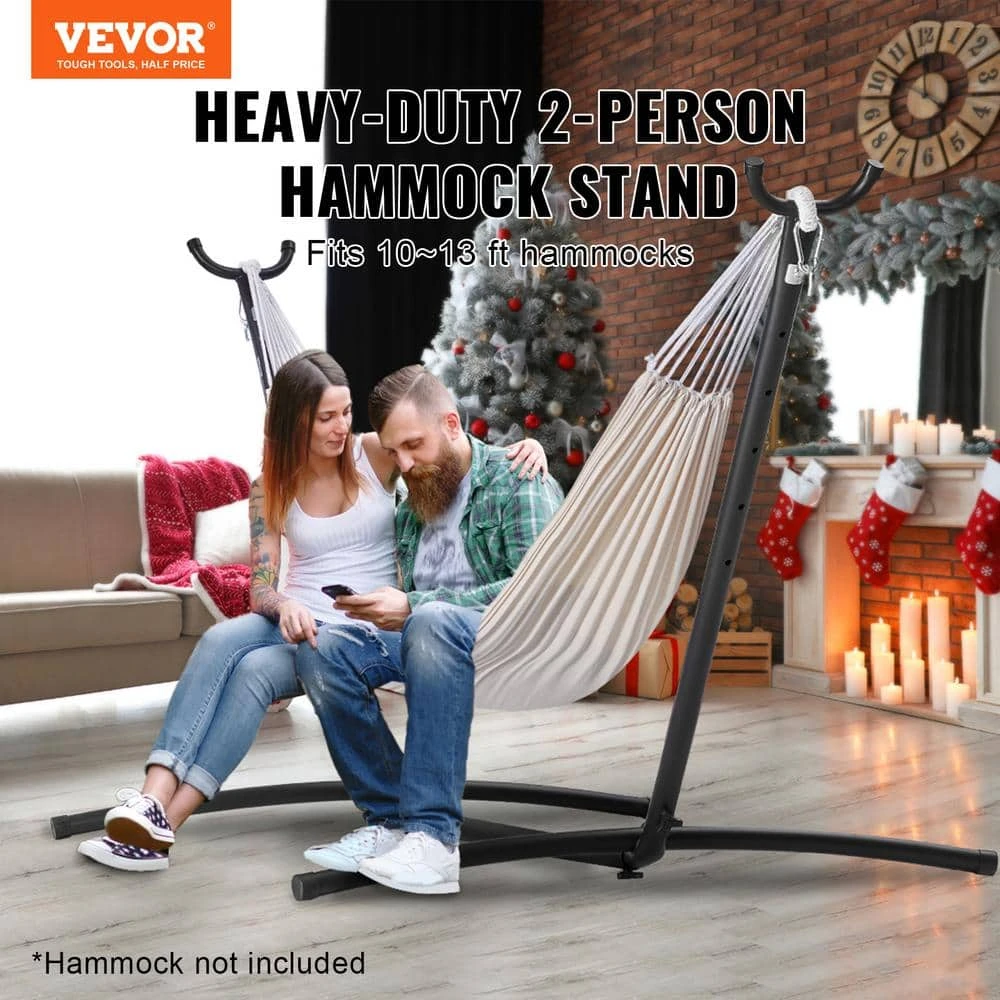 10-13 Ft. Metal Hammock Stand Heavy Duty Hammock Stand For 2-Person 450 Lbs. Capacity 4 10-13 Ft. Metal Hammock Stand Heavy Duty Hammock Stand For 2-Person 450 Lbs. Capacity - Image 2