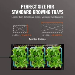 Seedling Mat 10 In. X 20.75 In. Heat Mats (2-Pack) MET-Certified Waterproof Heating Pad -Patio Furniture Shop vevor heat mats ymjrd10x2075qx9rkv1 44 1000