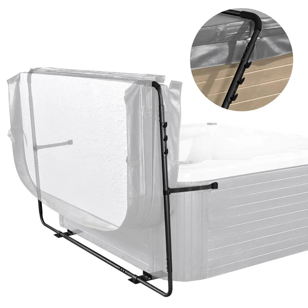 Hot Tub Cover Lift Spa Cover Lift Height 31.5-41.3 In. W 53-92.5 In. Suitable For Various Sizes Of Hot Tubs 3 Hot Tub Cover Lift Spa Cover Lift Height 31.5-41.3 In. W 53-92.5 In. Suitable For Various Sizes Of Hot Tubs