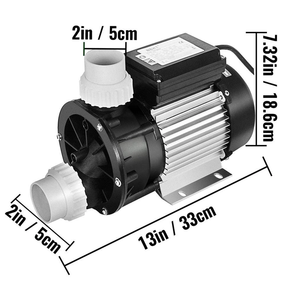 Swimming Pool Pump 1/2 HP Water Circulation Pool Pump 110 Volt Hot Tub Pump 0.37 KW Spa Pump For Above Ground Pool, Spa 9 Swimming Pool Pump 1/2 HP Water Circulation Pool Pump 110 Volt Hot Tub Pump 0.37 KW Spa Pump For Above Ground Pool, Spa - Image 7