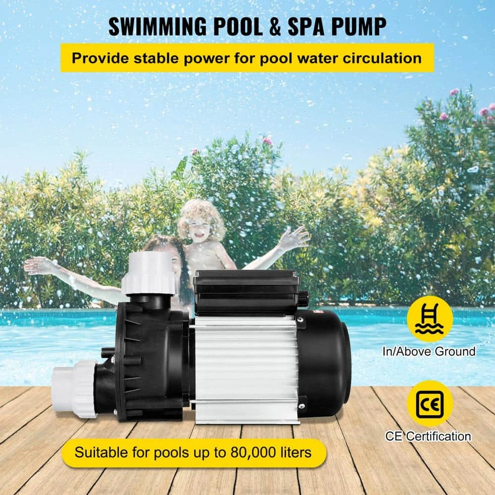 Swimming Pool Pump 1/2 HP Water Circulation Pool Pump 110 Volt Hot Tub Pump 0.37 KW Spa Pump For Above Ground Pool, Spa 4 Swimming Pool Pump 1/2 HP Water Circulation Pool Pump 110 Volt Hot Tub Pump 0.37 KW Spa Pump For Above Ground Pool, Spa - Image 2
