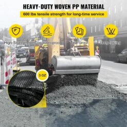 Geotextile Fabric 6 Ft. X 300 Ft. Weed Barrier Landscape Fabric 3 Oz. Driveway Drain Cloth With 600 Lb. Tensile Strength 13 Geotextile Fabric 6 Ft. X 300 Ft. Weed Barrier Landscape Fabric 3 Oz. Driveway Drain Cloth With 600 Lb. Tensile Strength -Patio Furniture Shop vevor landscape fabric bztgbb6x300pe1th4v0 4f 1000