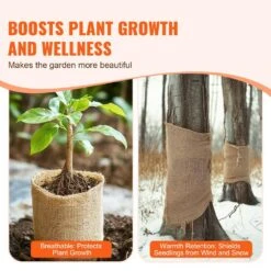 Burlap Fabric Roll, 36 In. X 150 Ft. And 50 X 50 High Density Wide Natural Burlap Fabric Rolls, Cabinet Type Accessory -Patio Furniture Shop vevor landscape fabric cmbj36inches3tqmtv0 1f 1000