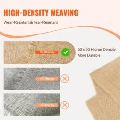 Burlap Fabric Roll Burlap Tree Wrap 40 In. X 300 Ft. For Crafts And Plants, Cabinet Type Accessory 12 Burlap Fabric Roll Burlap Tree Wrap 40 In. X 300 Ft. For Crafts And Plants, Cabinet Type Accessory -Patio Furniture Shop vevor landscape fabric cmbj40inchesd5sv8v0 4f 1000