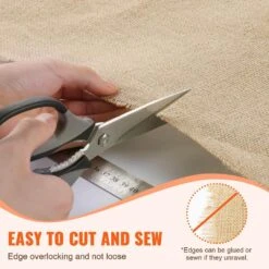 Burlap Fabric Roll, 40 In. X 150 Ft, And 50 X 50 High Density Wide Natural Burlap Fabric Rolls, Cabinet Type Accessory -Patio Furniture Shop vevor landscape fabric cmbj40inchesiuncvv0 fa 1000