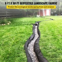 6 Ft. X 50 Ft. Garden Weed Barrier Fabric 8 Oz. Non-Woven Weed Block Gardening Mat For Weed Control Cloth, Black 11 6 Ft. X 50 Ft. Garden Weed Barrier Fabric 8 Oz. Non-Woven Weed Block Gardening Mat For Weed Control Cloth, Black -Patio Furniture Shop vevor landscape fabric tgbycycwf6508y6cnv0 c3 1000