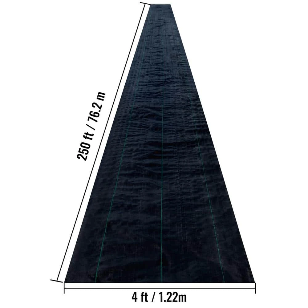 Weed Barrier Landscape Fabric 4 X 250 Ft. Geotextile Underlayment PP Woven Garden Ground Cover 5 Oz. Weed Control Fabric 9 Weed Barrier Landscape Fabric 4 X 250 Ft. Geotextile Underlayment PP Woven Garden Ground Cover 5 Oz. Weed Control Fabric - Image 7