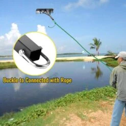 Pond Rake 24 In. Aquatic Weed Rake Double Sided Lake Weed Cutter Weed Rakes Tool For Pond Landscaping With 66 Ft. Rope -Patio Furniture Shop vevor landscaping rakes ccb24ycscb0000001v0 1f 1000