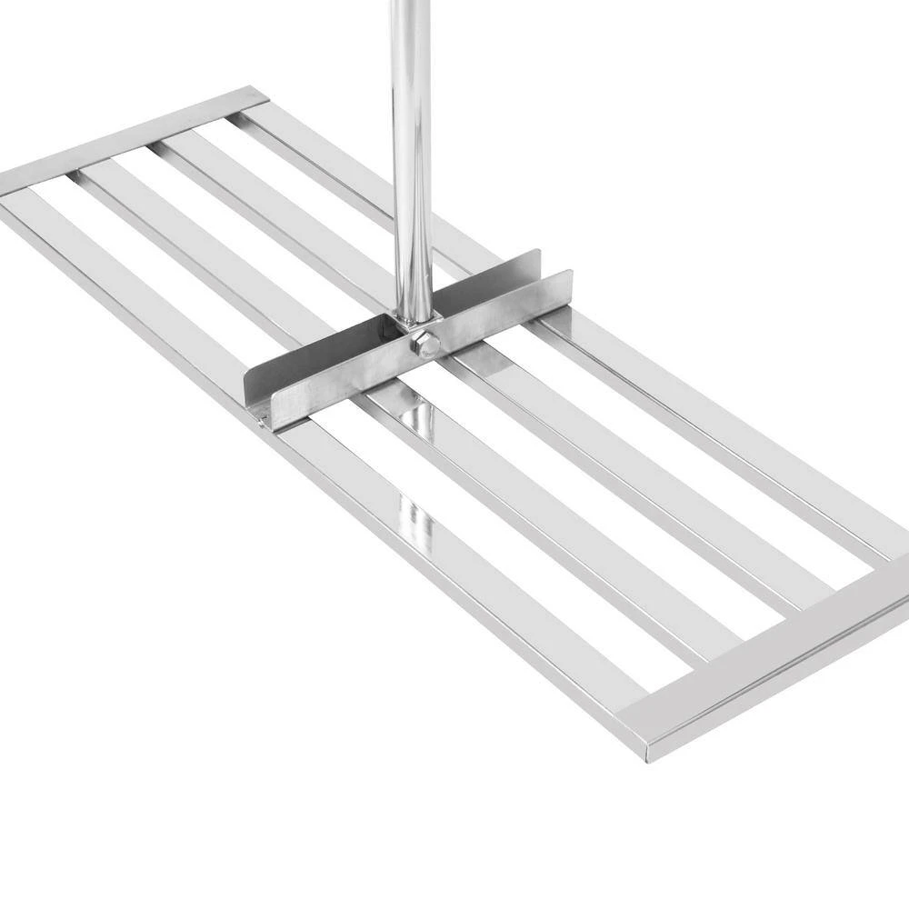 Lawn Leveler Tool 17 In. X 10 In. Lawn Leveling Rake With 77 In. Handle Soil Leveling Tool Stainless Steel Leveling Soil 4 Lawn Leveler Tool 17 In. X 10 In. Lawn Leveling Rake With 77 In. Handle Soil Leveling Tool Stainless Steel Leveling Soil - Image 2