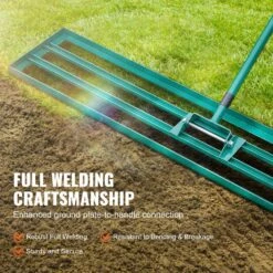 Lawn Leveling Rake 48 In. X 10 In. Level Lawn Tool Heavy-duty Lawn Leveler With 78 In. Steel Extended Handle Rake Suit -Patio Furniture Shop vevor landscaping rakes cppzp1048000tbpbmv0 44 1000