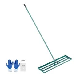 Lawn Leveling Rake 48 In. X 10 In. Level Lawn Tool Heavy-duty Lawn Leveler With 78 In. Steel Extended Handle Rake Suit