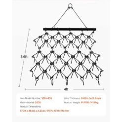 Drag Harrow 4 In. X 5.6 In. Heavy-Duty Chain Harrow With 69 Teeth ATV UTV Tractor Attachments Field Drag Mat -Patio Furniture Shop vevor landscaping rakes lpgdk6x56ft0p4s91v0 76 1000