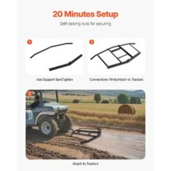 Driveway Drag, 67.7 In. Width Tow Behind Drag Harrow, Q235 Steel Driveway Grader With Adjustable Bars -Patio Furniture Shop vevor landscaping rakes qypqyp66inchec4n5v0 44 1000