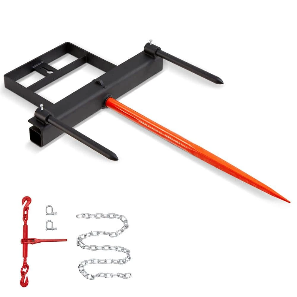 39 In. Hay Spear, Bale Spears 1600 Lbs. Loading Capacity, Skid Steer Loader Tractor 40.94 In. X 18.9 In. X 7.09 In. 3 39 In. Hay Spear, Bale Spears 1600 Lbs. Loading Capacity, Skid Steer Loader Tractor 40.94 In. X 18.9 In. X 7.09 In.