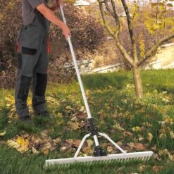 102.36 In. Landscape Rake 36 In. Head Aluminum Landscape Rak With Adjustable Extension Handle Lake Weed Rake -Patio Furniture Shop vevor landscaping rakes zclqplhj36inn5crmv0 31 1000