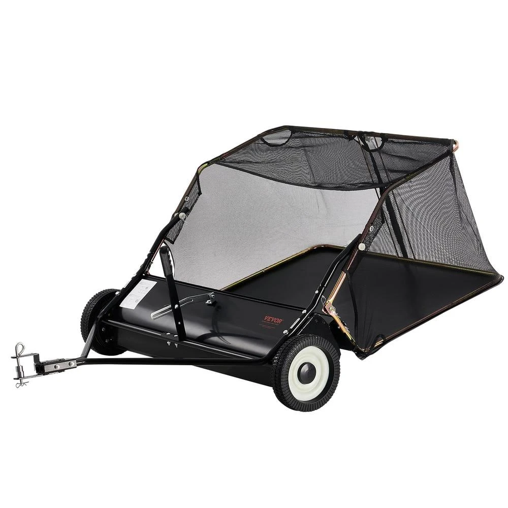 42 In. Lawn Sweeper Tow Behind, 12 Cu. Ft. Large Pull Behind Grass Sweeper, 15 In. Edger Heavy Duty Leaf Grass Collector 3 42 In. Lawn Sweeper Tow Behind, 12 Cu. Ft. Large Pull Behind Grass Sweeper, 15 In. Edger Heavy Duty Leaf Grass Collector