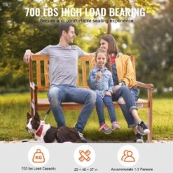 Outdoor Bench, 48 In. Wood Garden Bench For Outdoors, Outdoor Garden Park Bench With Backrest And Armrests 12 Outdoor Bench, 48 In. Wood Garden Bench For Outdoors, Outdoor Garden Park Bench With Backrest And Armrests -Patio Furniture Shop vevor outdoor benches gyzymz48yc00j47ynv0 4f 1000