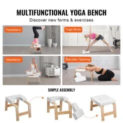 Yoga Headstand Bench, 300 Lbs. Capacity Yoga Inversion Chair For Family Gym, Headstand Trainer With Wood Frame & PU Pad 15 Yoga Headstand Bench, 300 Lbs. Capacity Yoga Inversion Chair For Family Gym, Headstand Trainer With Wood Frame & PU Pad -Patio Furniture Shop vevor outdoor benches yjdldbshmdcbvr2h9v0 44 1000