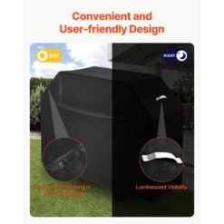 Grill Cover 60 In. BBQ Covers For Outdoor Grills Waterproof Fade Resistant Weather Resistant Heavy Duty 600D Polyester -Patio Furniture Shop vevor outdoor cooking accessories pjpdsklzzrqs363e0v0 44 1000