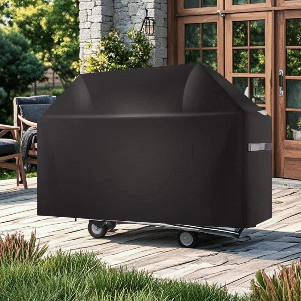 Grill Cover 65 In. BBQ Covers For Outdoor Grills Waterproof Fade Resistant Weather Resistant Heavy Duty Polyester 10 Grill Cover 65 In. BBQ Covers For Outdoor Grills Waterproof Fade Resistant Weather Resistant Heavy Duty Polyester - Image 8