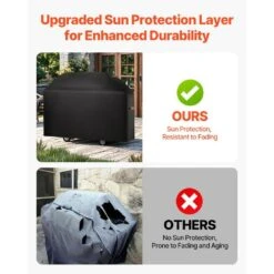 Grill Cover 48 In. BBQ Covers For Outdoor Grills Waterproof Fade Resistant Weather Resistant Heavy Duty Polyester 15 Grill Cover 48 In. BBQ Covers For Outdoor Grills Waterproof Fade Resistant Weather Resistant Heavy Duty Polyester -Patio Furniture Shop vevor outdoor cooking accessories pjpdsklzzrqsr8o03v0 fa 1000