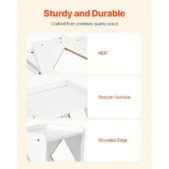 Montessori Weaning Table And Chair Set, Wooden Toddler Table And Chair Set Adjustable Height Chair, White Dining Chair -Patio Furniture Shop vevor outdoor dining chairs etdnzy151321xg9u9v0 1f 1000