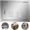Grill Door 20 In. W X 14 In. H Single Stainless Steel Outdoor Kitchen Doors With Vents Access Door For BBQ Island 2 Grill Door 20 In. W X 14 In. H Single Stainless Steel Outdoor Kitchen Doors With Vents Access Door For BBQ Island -Patio Furniture Shop vevor outdoor kitchen doors 14x20ycspcgmdtfk1v0 64 1000