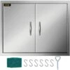 Outdoor Kitchen Doors 30.5 In. W X 21 In. H BBQ Kitchen Doors Wall Construction Outdoor Kitchen Access Door -Patio Furniture Shop vevor outdoor kitchen doors 30 5c 21cbxgskm01v0 64 1000
